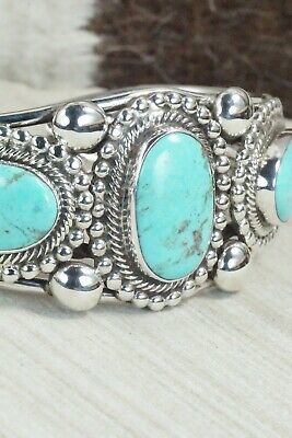 Turquoise & Sterling Silver Bracelet - Rick Martinez