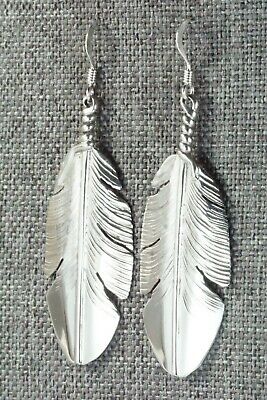 Sterling Silver Feather Earrings - Ben Begay