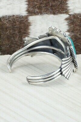 Turquoise and Sterling Silver Bracelet - Leon Martinez