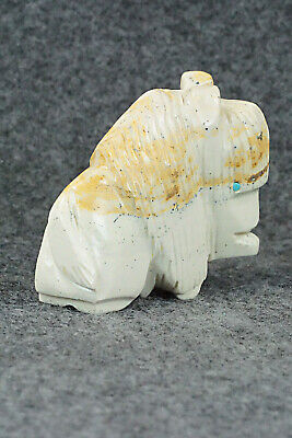 Buffalo Zuni Fetish Carving - Gilbert Lonjose