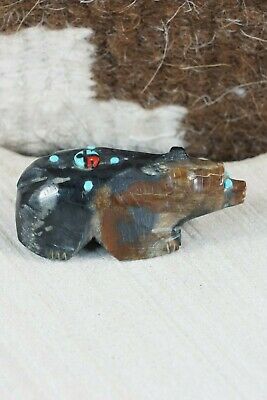 Bear Zuni Fetish Carving - Danette Laate - High Lonesome Trading