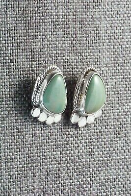 Turquoise & Sterling Silver Earrings - Verley Betone