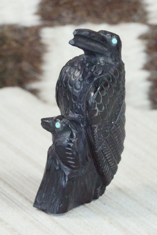 Crow Zuni Fetish Carving - Derrick Kaamasee
