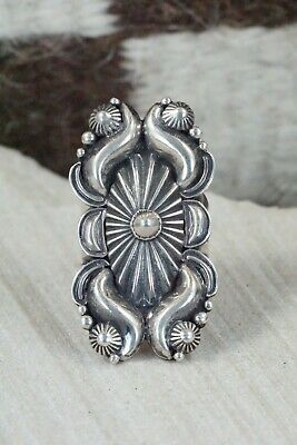Navajo Sterling Silver Ring - Derrick Gordon - Size 6.75