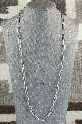 Sterling Silver Chain Necklace - Kevin Shorty - High Lonesome Trading