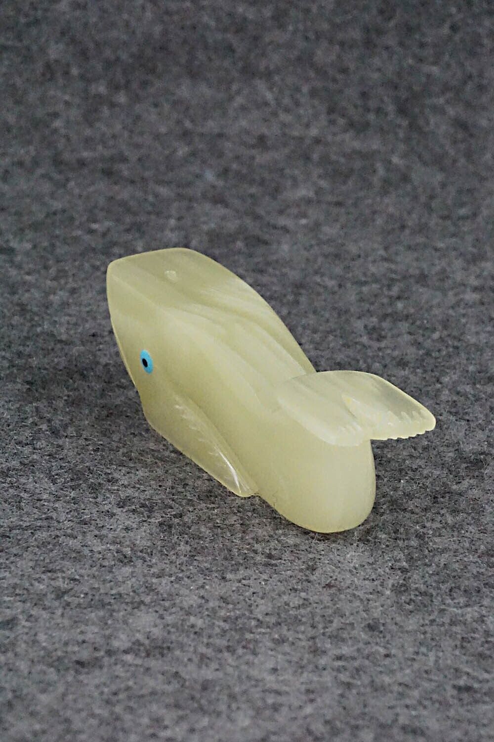 Whale Zuni Fetish Carving - Alex Tsethlikai
