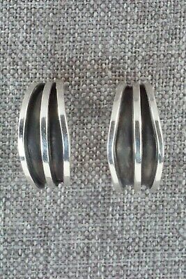 Sterling Silver Hoop Earrings - Tom Hawk