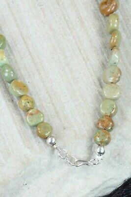 Turquoise, Coral & Sterling Silver Necklace - Navajo