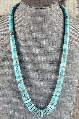 Turquoise & Sterling Silver Necklace - Joann Garcia