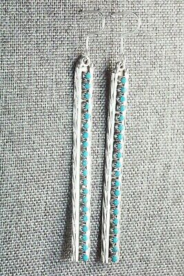 Turquoise & Sterling Silver Earrings - Stephen Haloo