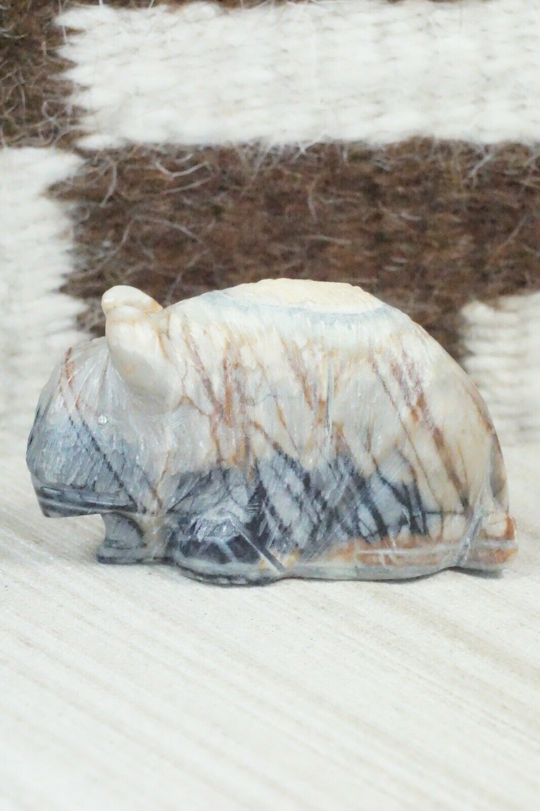 Buffalo Zuni Fetish Carving - Kenny Chavez