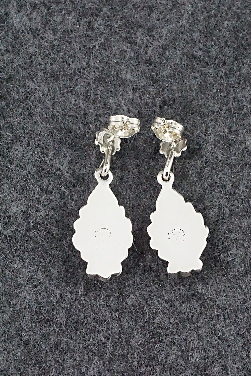 Turquoise & Sterling Silver Earrings - Genevieve Francisco