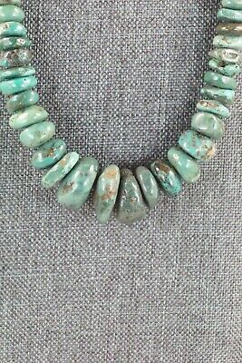Turquoise & Sterling Silver Necklace - Navajo