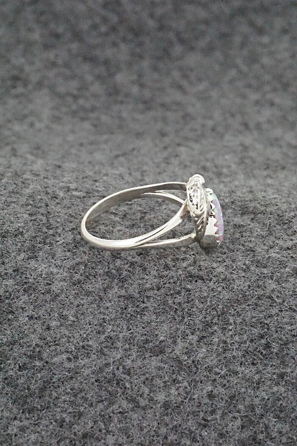 Opalite & Sterling Silver Ring - Letricia Largo - Size 8