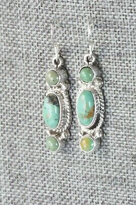Turquoise & Sterling Silver Earrings - Harris Largo