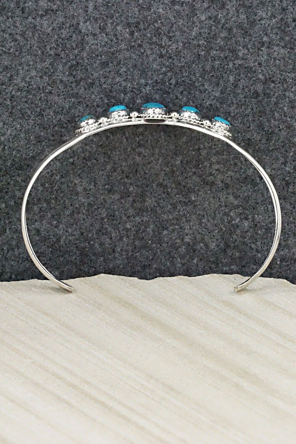 Turquoise & Sterling Silver Bracelet - Roberta Begay