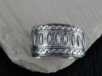 Navajo Sterling Silver Bracelet - Raymond Delgarito - High Lonesome Trading