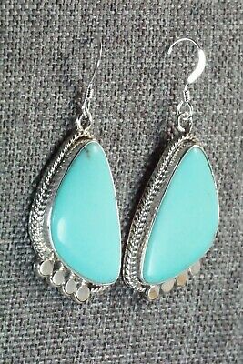 Turquoise and Sterling Silver Earrings - Sharon McCarthy