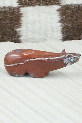 Bear Zuni Fetish Carving - Ronnie Lunasee