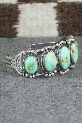 Turquoise & Sterling Silver Bracelet - Thomas Yazzie