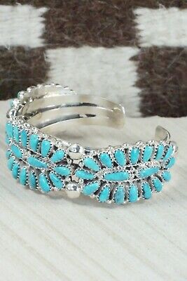 Turquoise & Sterling Silver Bracelet - Jaz Wilson