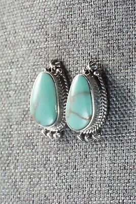 Turquoise & Sterling Silver Earrings - Louise Joe