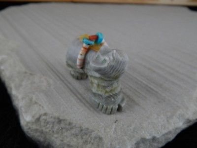 Bear - Zuni Fetish - Jeffery Yunie - Zuni Bear Carving - Native American - High Lonesome Trading