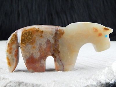 Horse Zuni Fetish Carving - Bernard Laiwakete - High Lonesome Trading