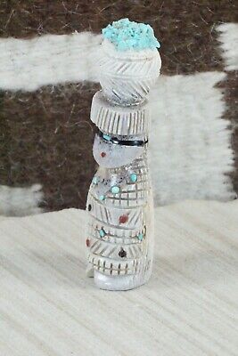 Corn Maiden Zuni Fetish Carving - Carl Etsate