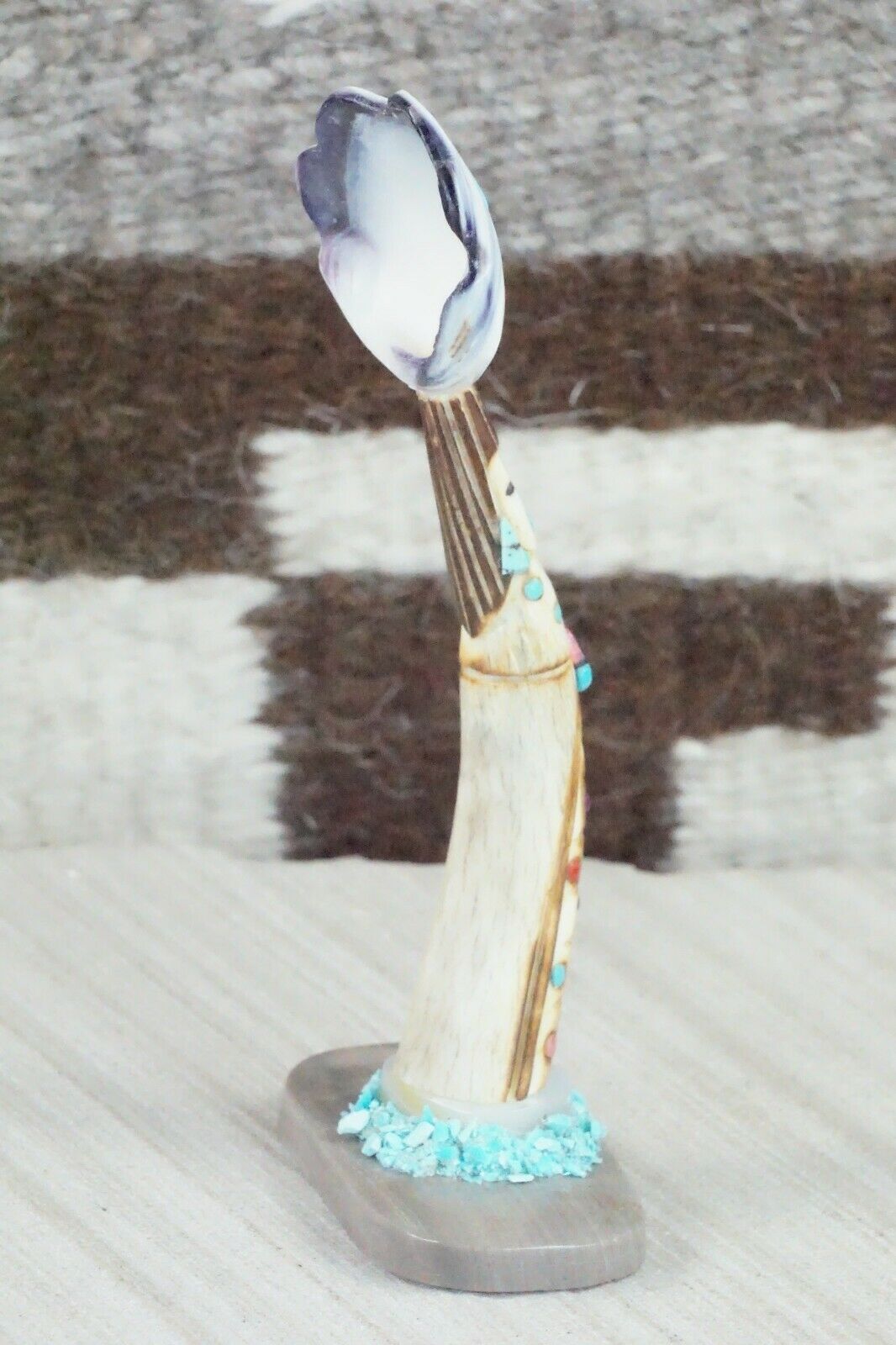Corn Maiden Zuni Fetish Carving - Sullivan Shebola