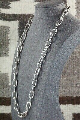 Sterling Silver Chain Necklace - Lawrence Yazzie