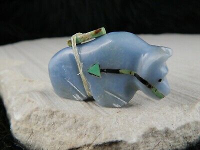 Bear Zuni Fetish Carving - Steve Natochu - High Lonesome Trading