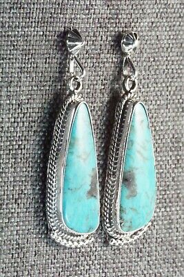 Turquoise & Sterling Silver Earrings - Verley Betone