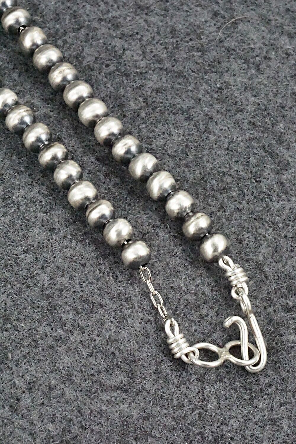 Sterling Silver Navajo Pearl Necklace - Jan Mariano