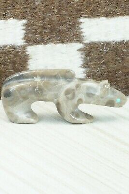 Mountain Lion Zuni Fetish Carving - Ronnie Lunasee