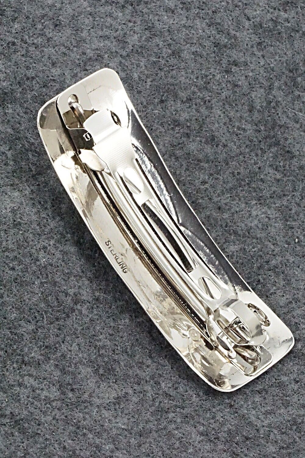 Turquoise & Sterling Silver Hair Barrette - Jolene Begay