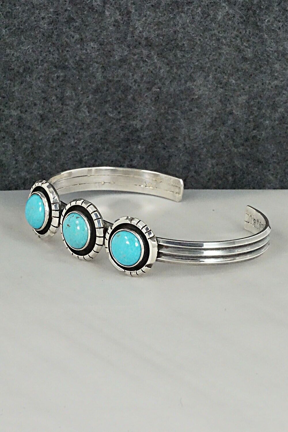 Turquoise & Sterling Silver Bracelet - Amos Begay