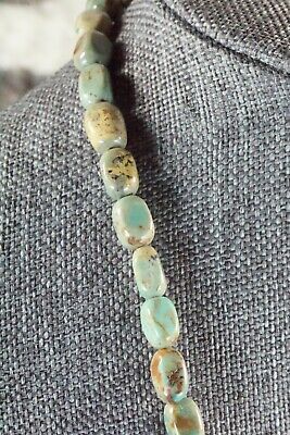 Turquoise & Sterling Silver Necklace - Navajo