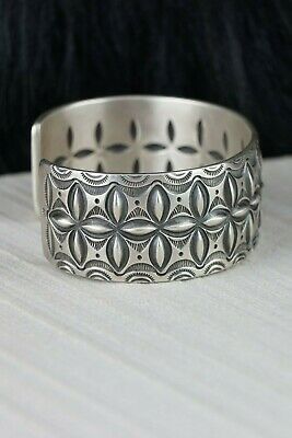 Navajo Sterling Silver Bracelet - Calvin Martinez - High Lonesome Trading