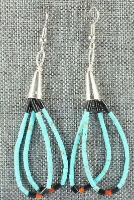 Multi Stone & Sterling Silver Earrings - Esquipula Tenorio