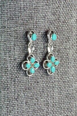 Turquoise & Sterling Silver Earrings - Wayne Johnson Jr.