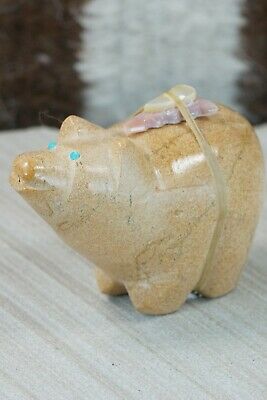 Bear Zuni Fetish Carving - Delvin Leekya