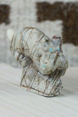 Bobcat Zuni Fetish Carving - Colin Weeka - High Lonesome Trading