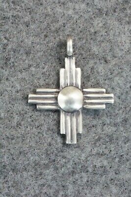 Sterling Silver Zia Pendant - Raymond Coriz