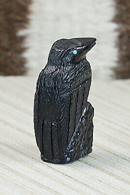 Crow Zuni Fetish Carving - Mike Tucson