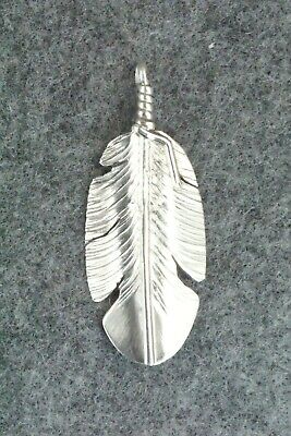 Sterling Silver Feather Pendant - Ben Begay