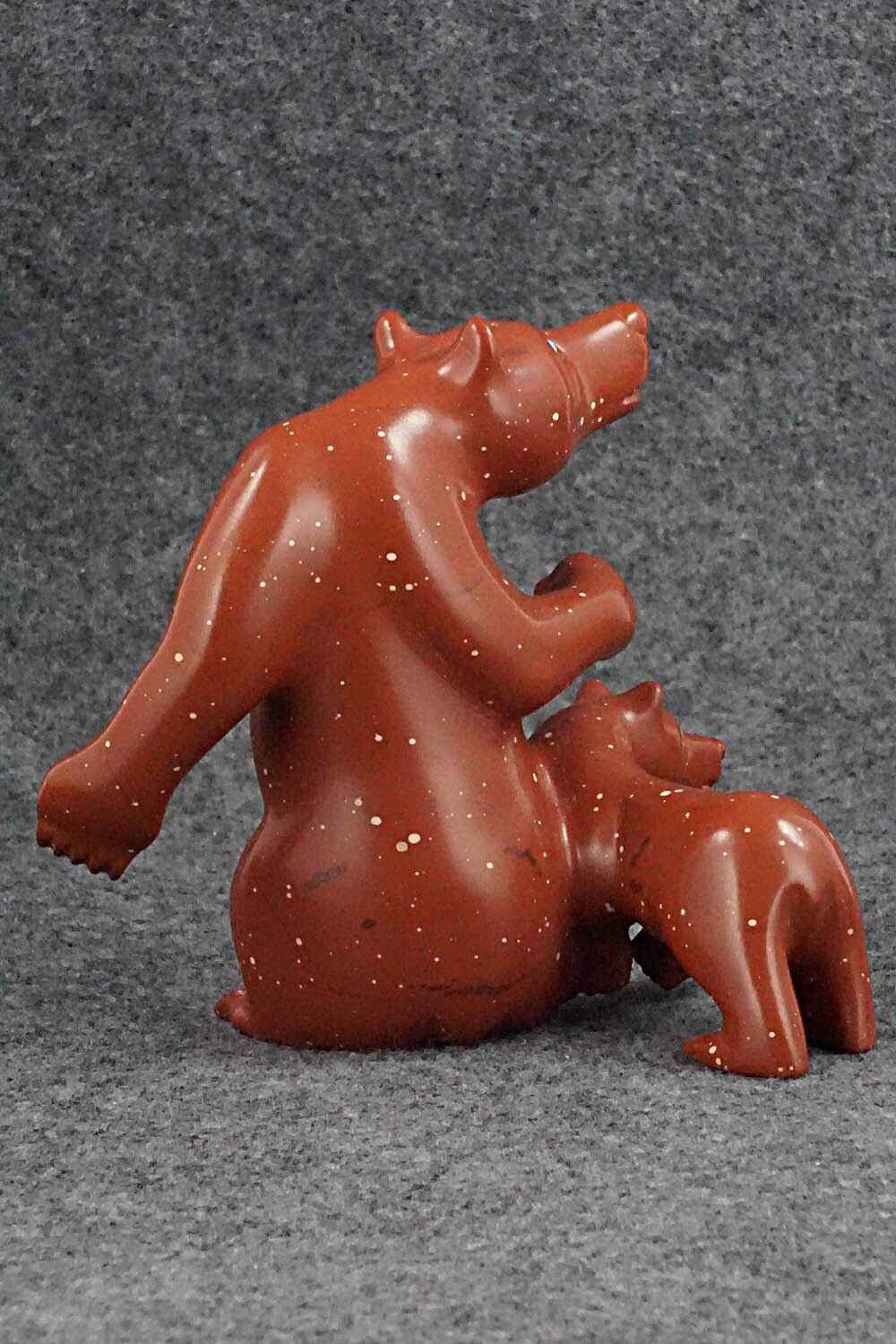 Bear and Cub Zuni Fetish Carving - Albert Eustace