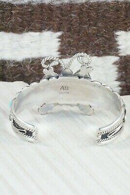 Turquoise & Sterling Silver Butterfly Bracelet - Anthony Brown