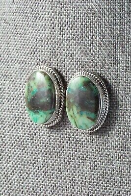 Turquoise & Sterling Silver Earrings - Genevieve Francisco