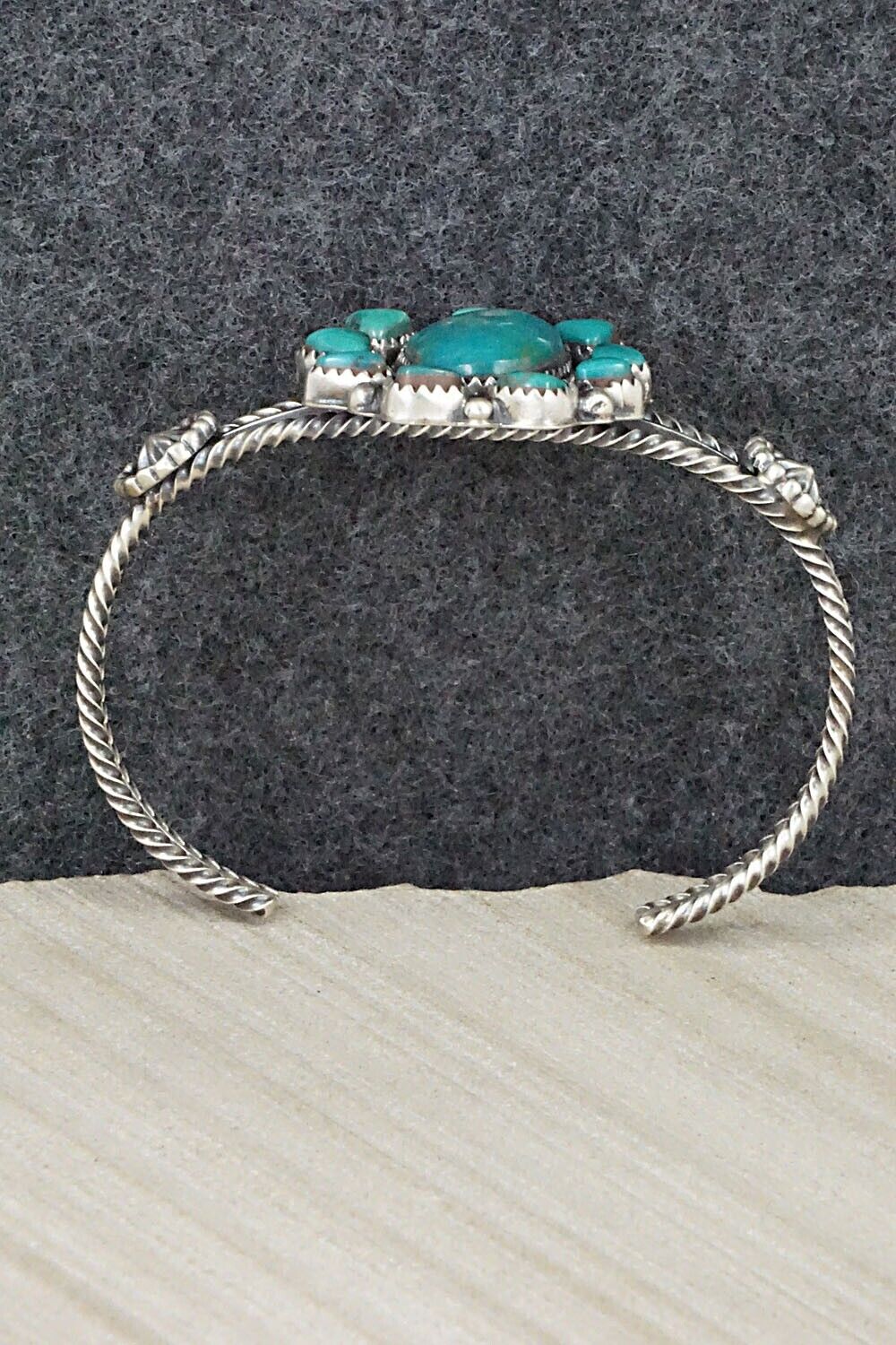 Turquoise & Sterling Silver Bracelet - Roberta Begay